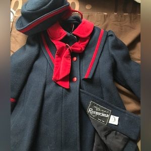 Toddler girls coat set